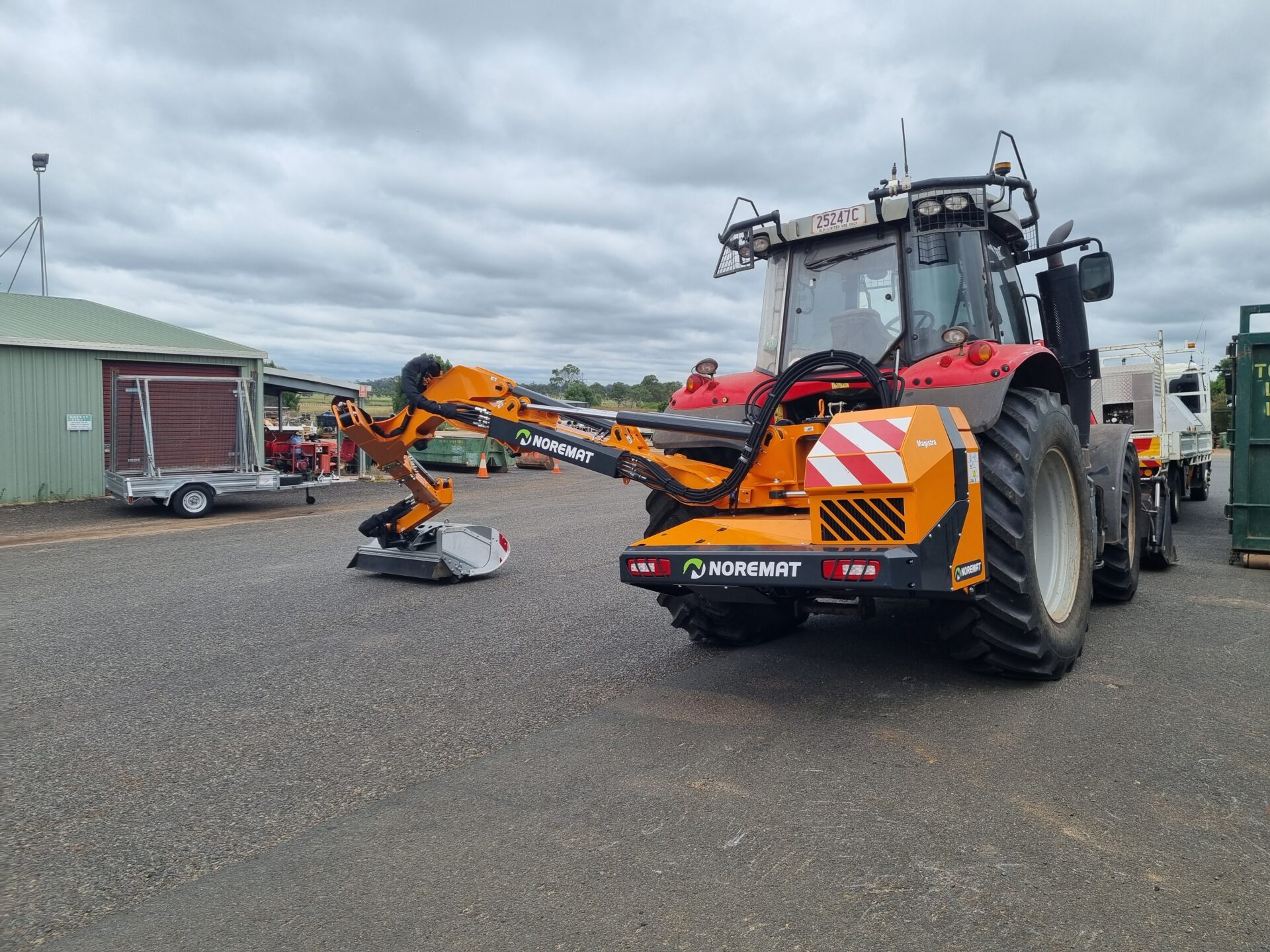 StockerCrew Noremat Reach Mower, Sauter Front Linkage & PTO Kits