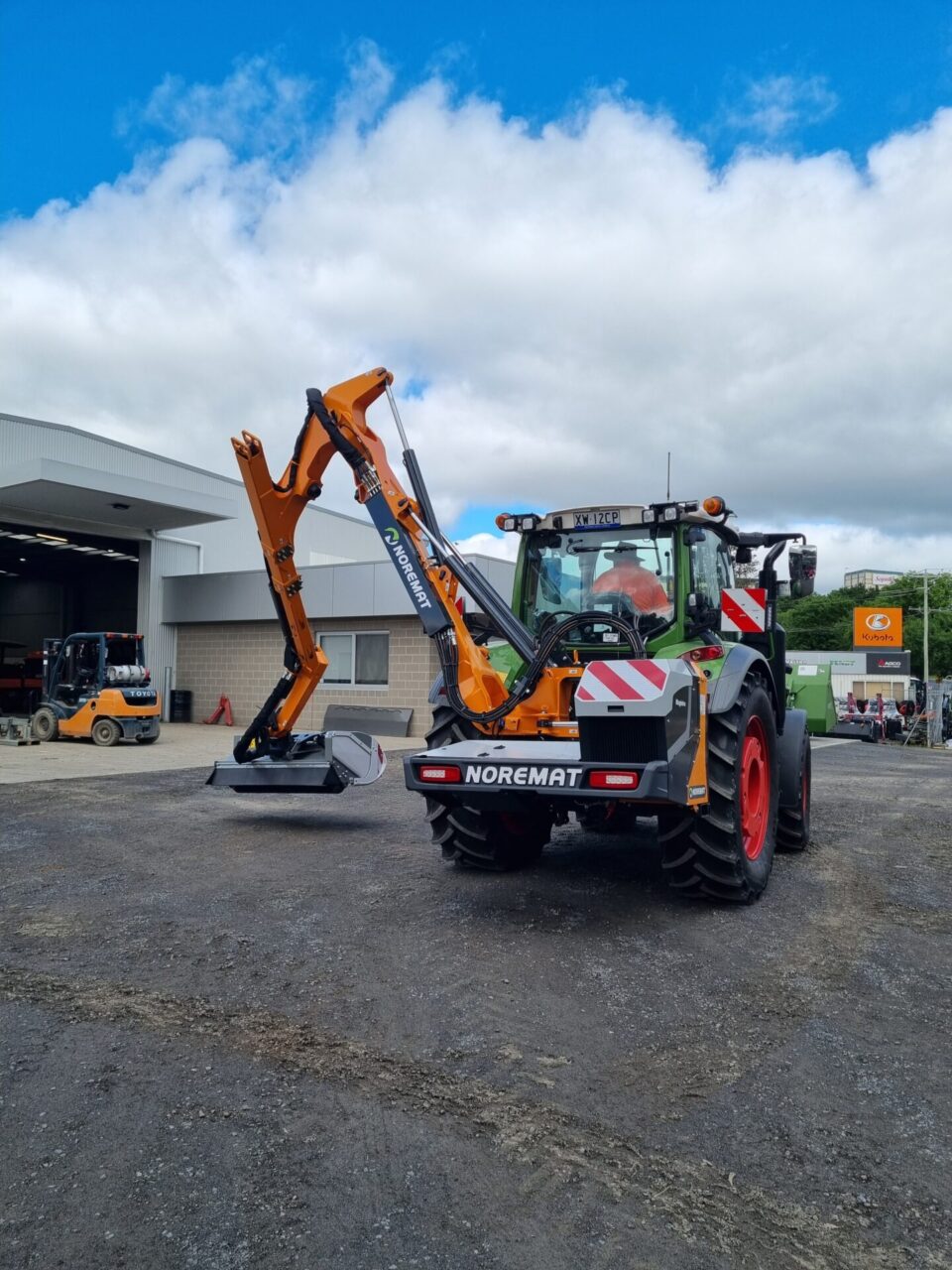 StockerCrew Noremat Reach Mower, Sauter Front Linkage & PTO Kits