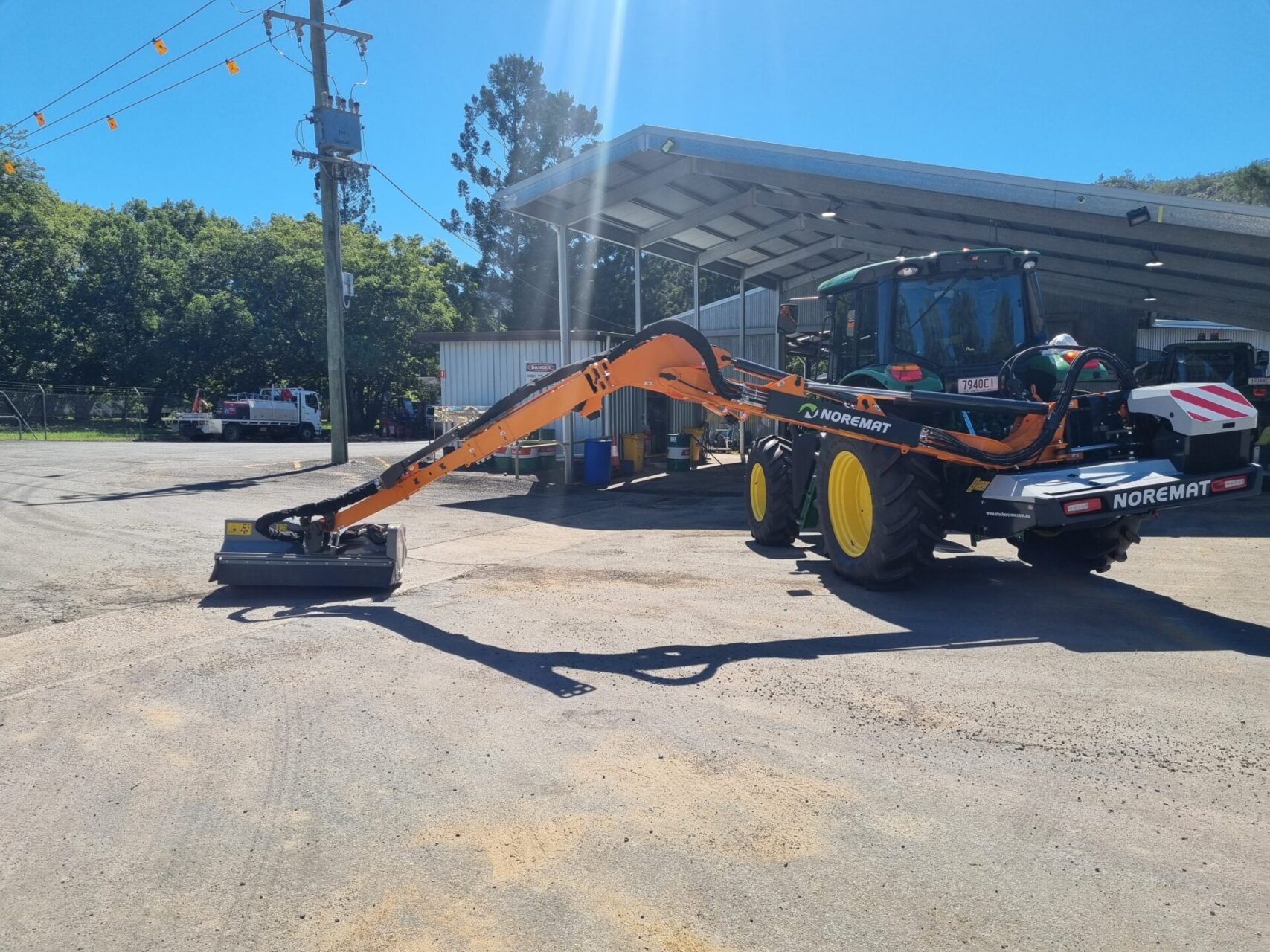 StockerCrew Noremat Reach Mower, Sauter Front Linkage & PTO Kits