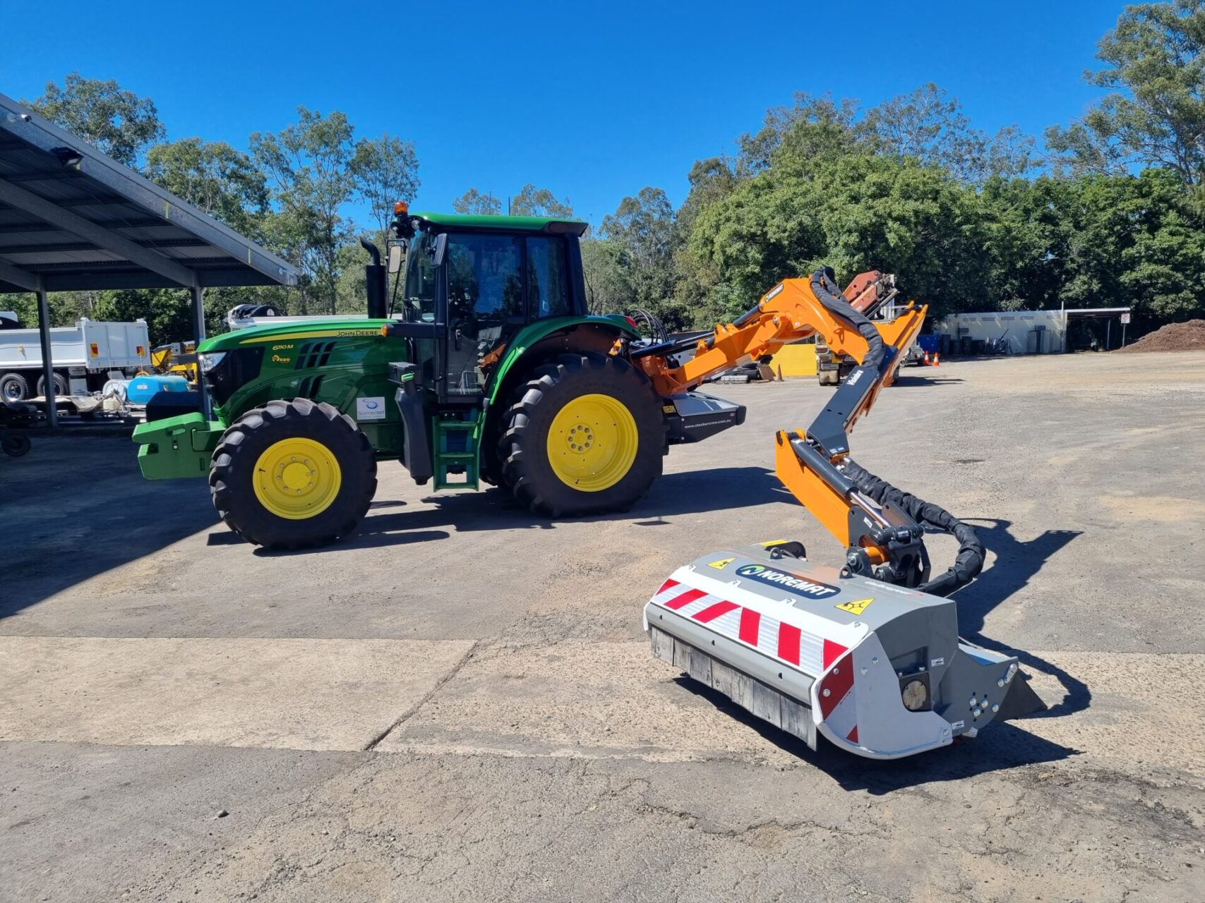 StockerCrew Noremat Reach Mower, Sauter Front Linkage & PTO Kits